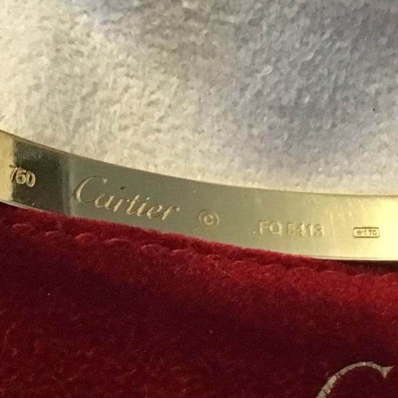 SOLD NO LONGER AVAILABLE! Cartier Love Bracelet - Picture 5 of 8